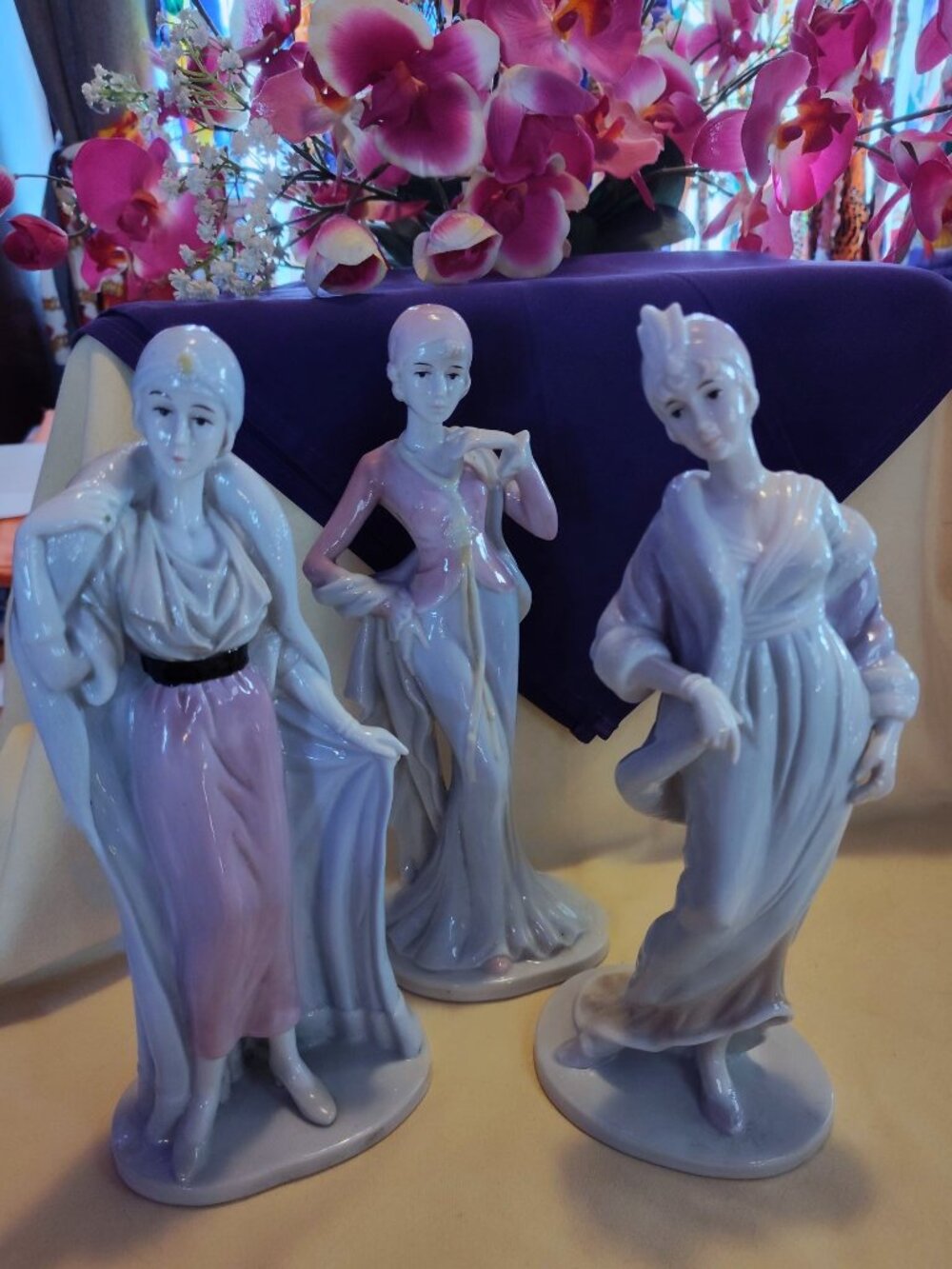 Set of 3 Simson Porcelain Roaring '20s Classic Beauties SHIPS FREE